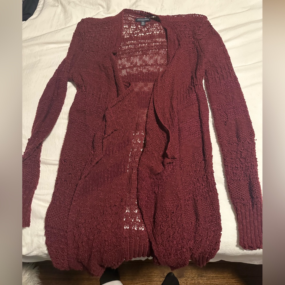 Cardigan maroon